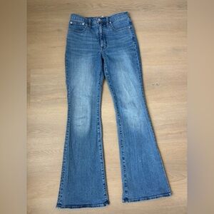Madewell Blue Flare Jeans - Mid Wash Denim